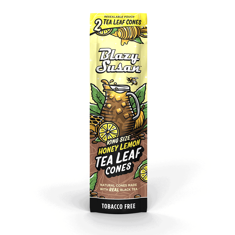 Blazy Susan Honey Lemon Cones | Single Pack — King Size · 109 mm · 2 cones / pack